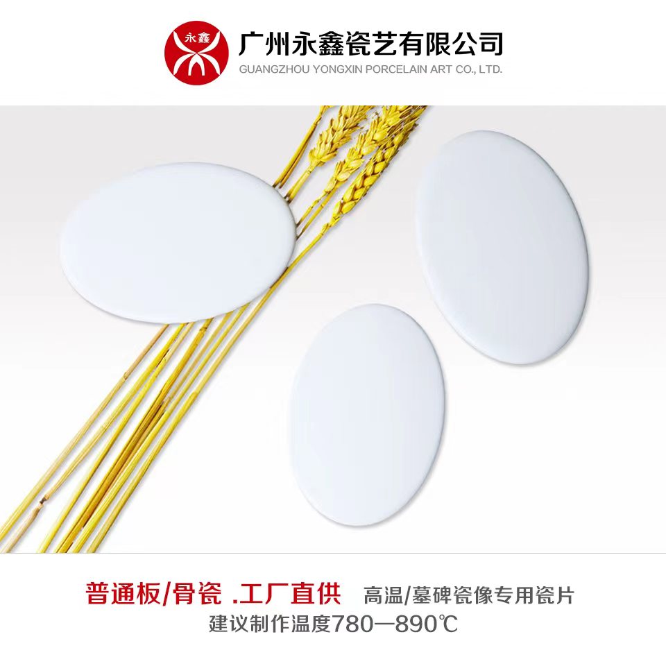 普通板仿橢圓瓷像瓷片